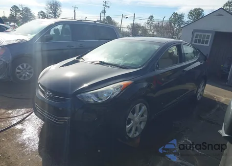 2011 Hyundai Elantra Limited (Ulsan Plant) from USA, damaged, VIN KMHDH4AE2BU165650